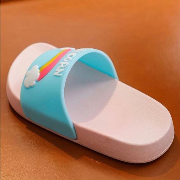 Kids Unicorn Rainbow Sandals - Picture 3 of 3